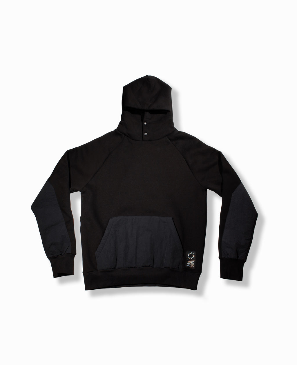 Gritty Hoodie Unisex Black Stealth (no logo) – Donkey Label