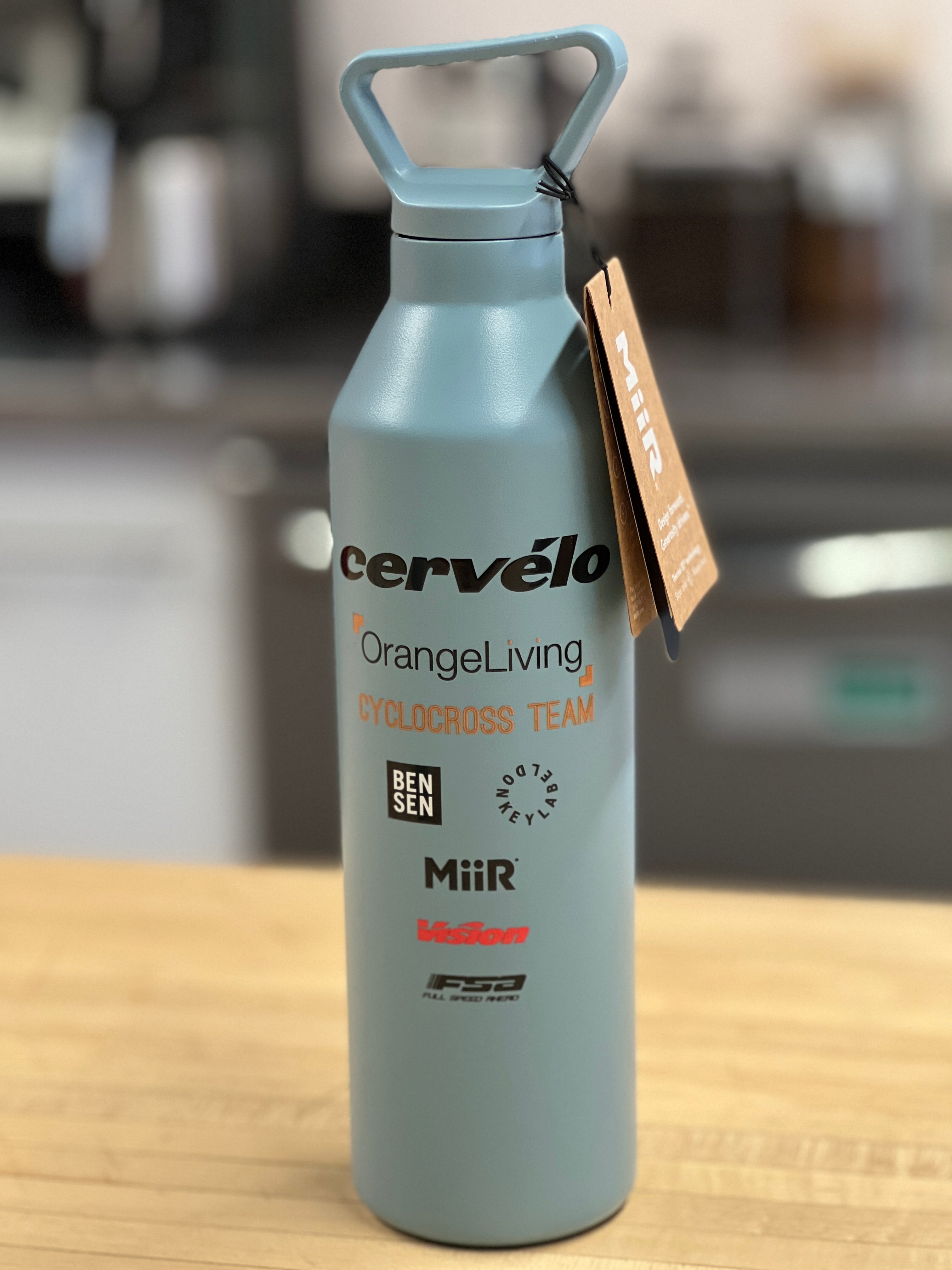 Miir - Cervelo OrangeLiving Narrow Mouth Water Bottle - 23oz. - Donkey Label